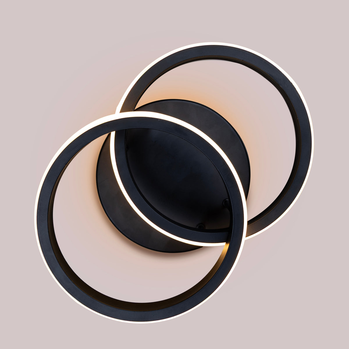 Light The Way Signature (Black, 3 Colour Dimmable LED with Remote Control) Ceiling Light