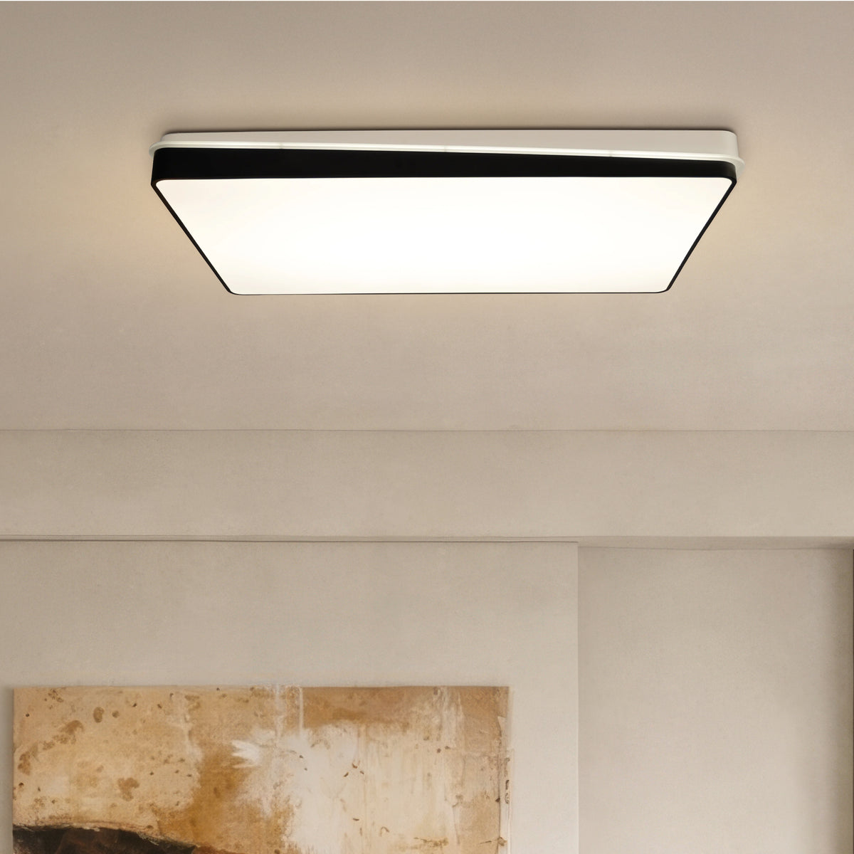The Obsidian Float (Large,Dimmable LED) Ceiling Light