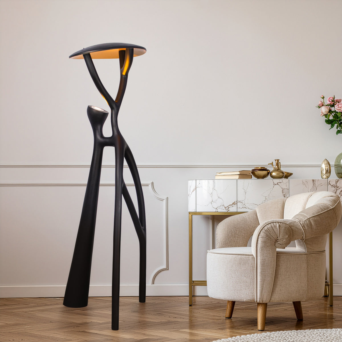 Fortune Favors The Bold Floor Lamp