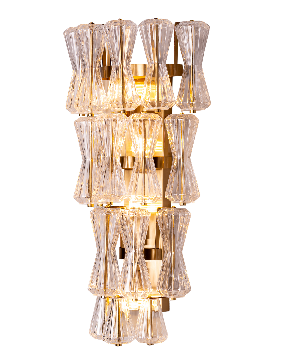 Light Rain (Gold) Glass Wall Light