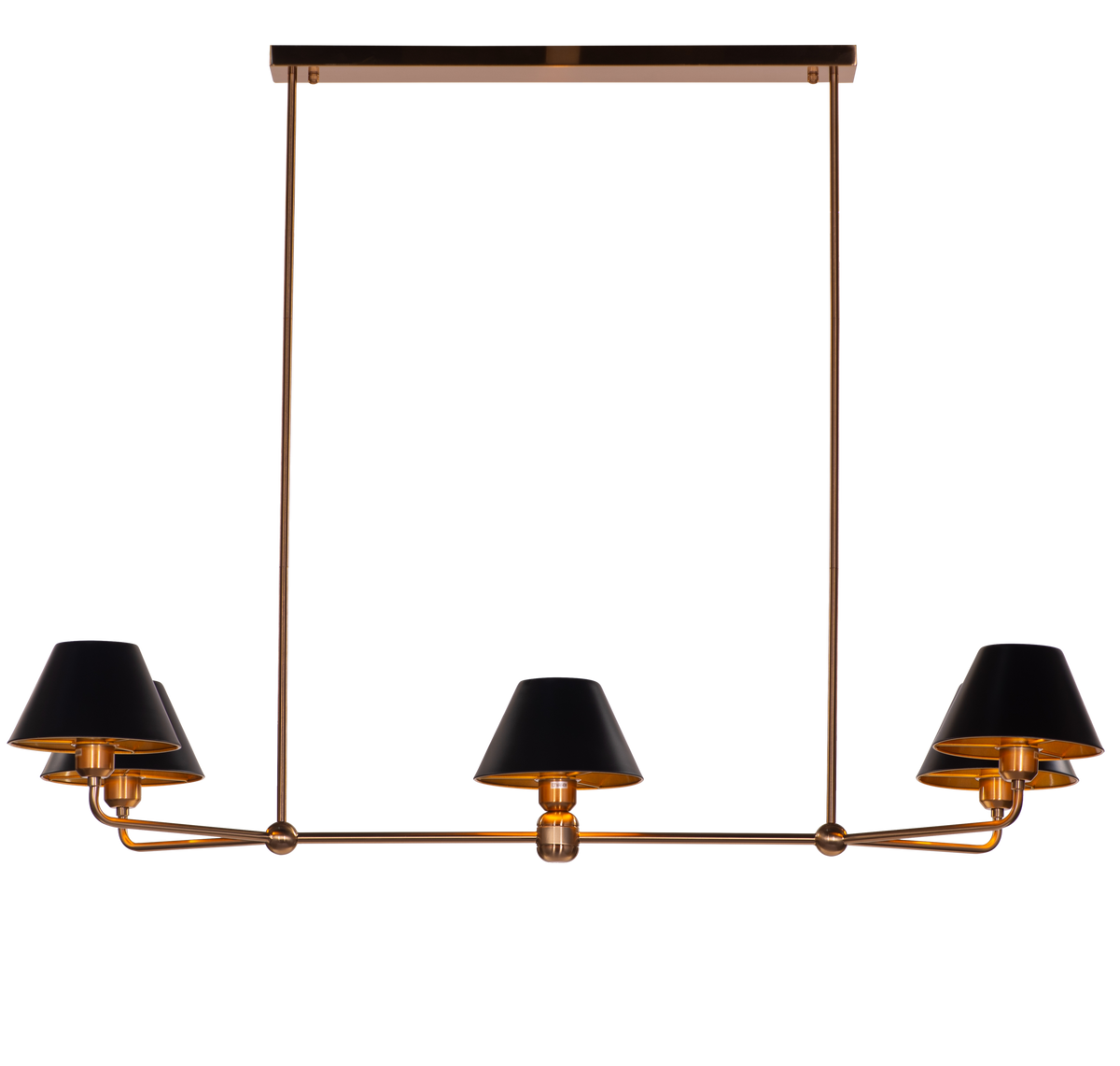 King Is Gone (Gold, Black) Chandelier
