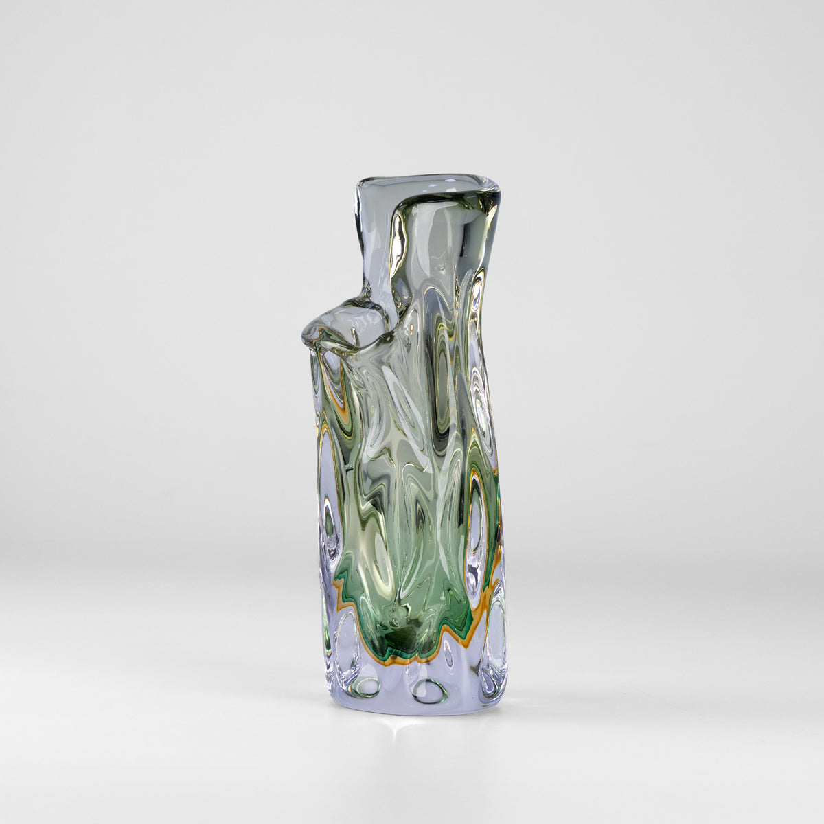 Distortion (Green) Glass Vase