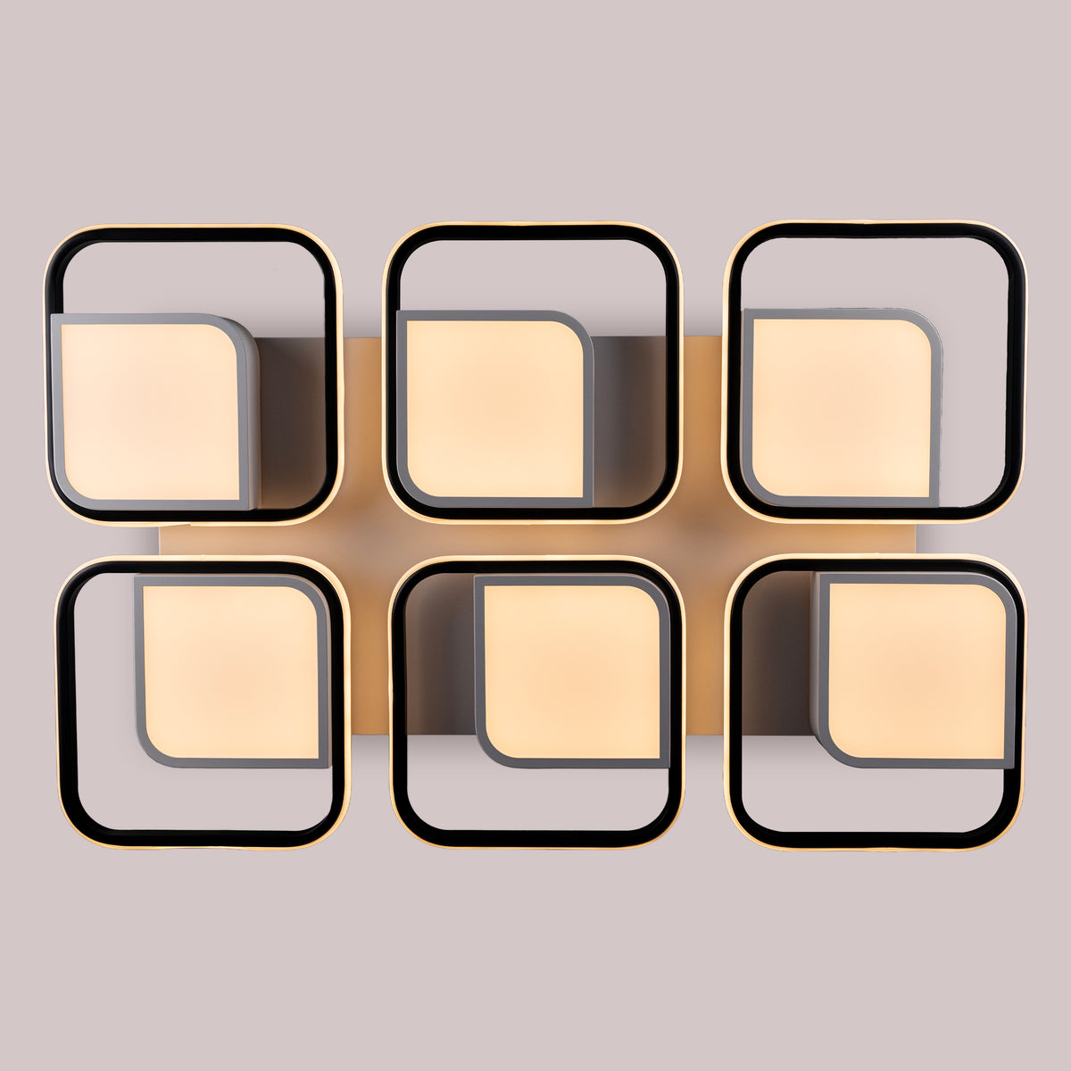 Cubism Six (Dimmable LED) Ceiling Light