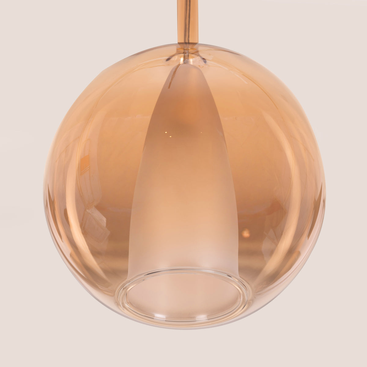 First Sign (Amber) Glass Pendant Light