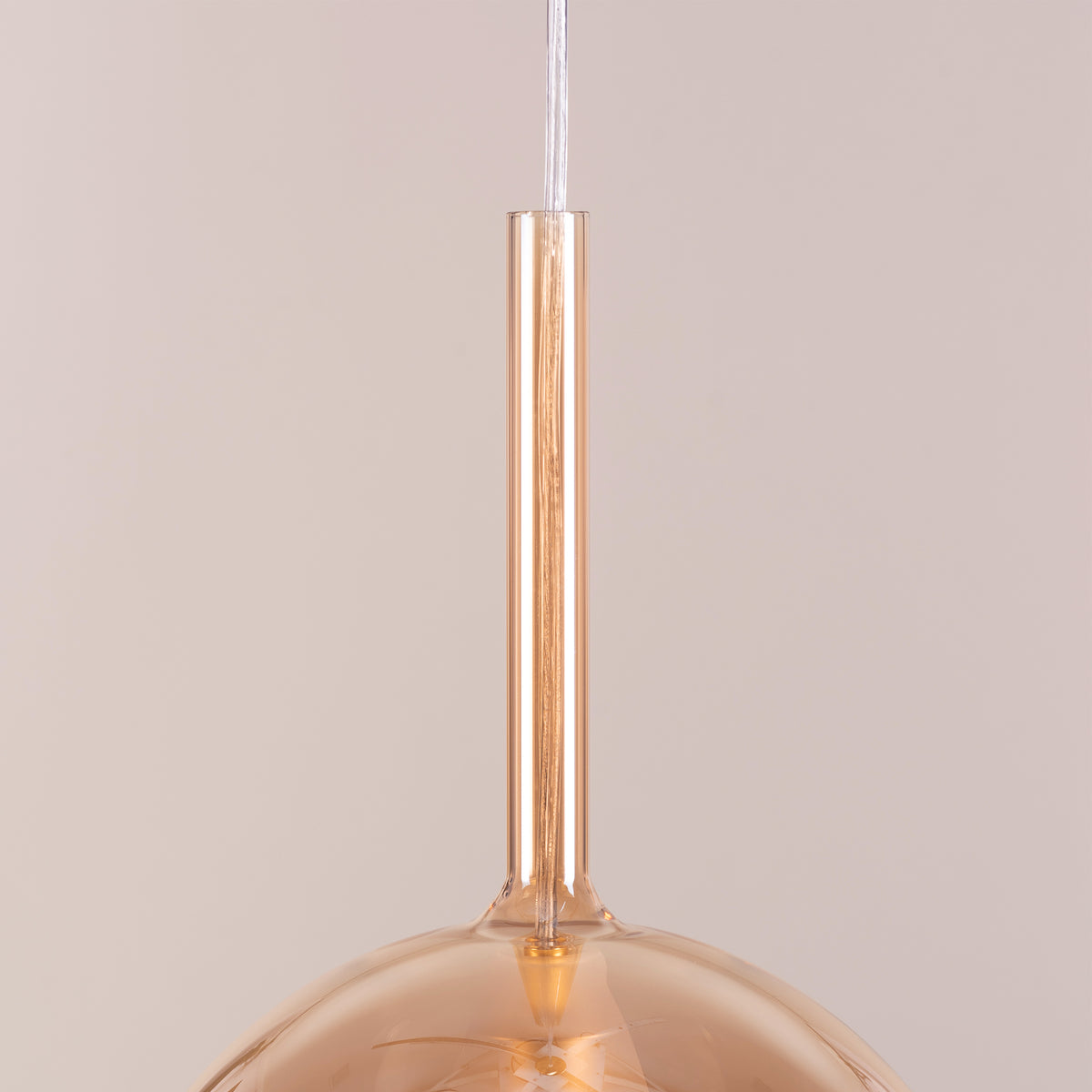 First Sign (Amber) Glass Pendant Light