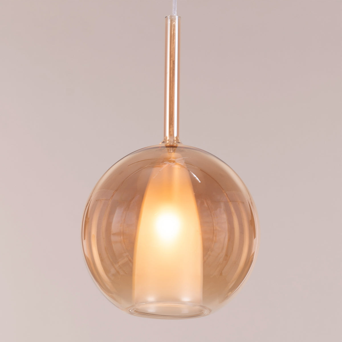 First Sign (Amber) Glass Pendant Light