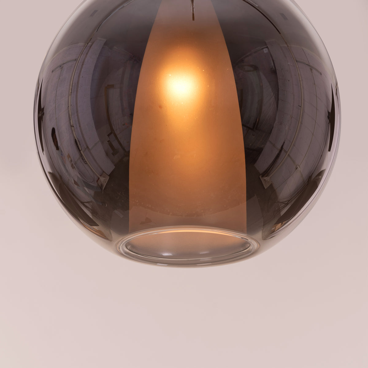 First Sign (Smokey Grey) Glass Pendant Light