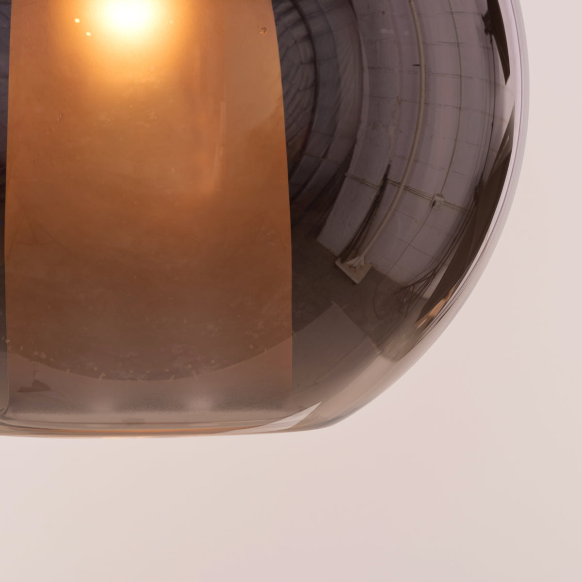 First Sign (Smokey Grey) Glass Pendant Light