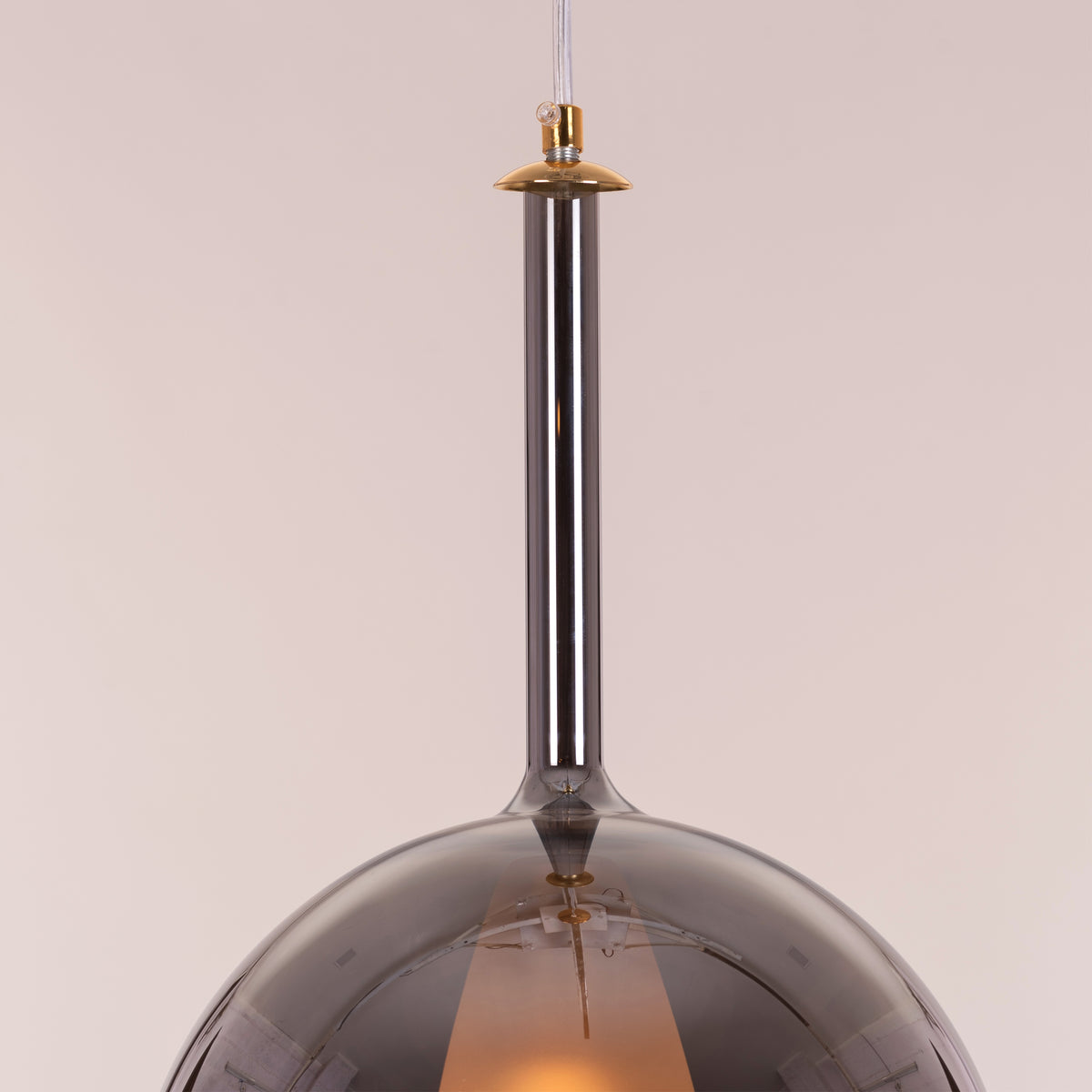 First Sign (Smokey Grey) Glass Pendant Light
