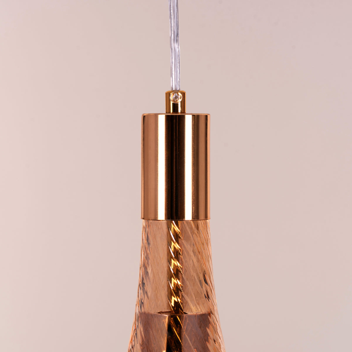Keep My Love (Amber) Glass Pendant Light