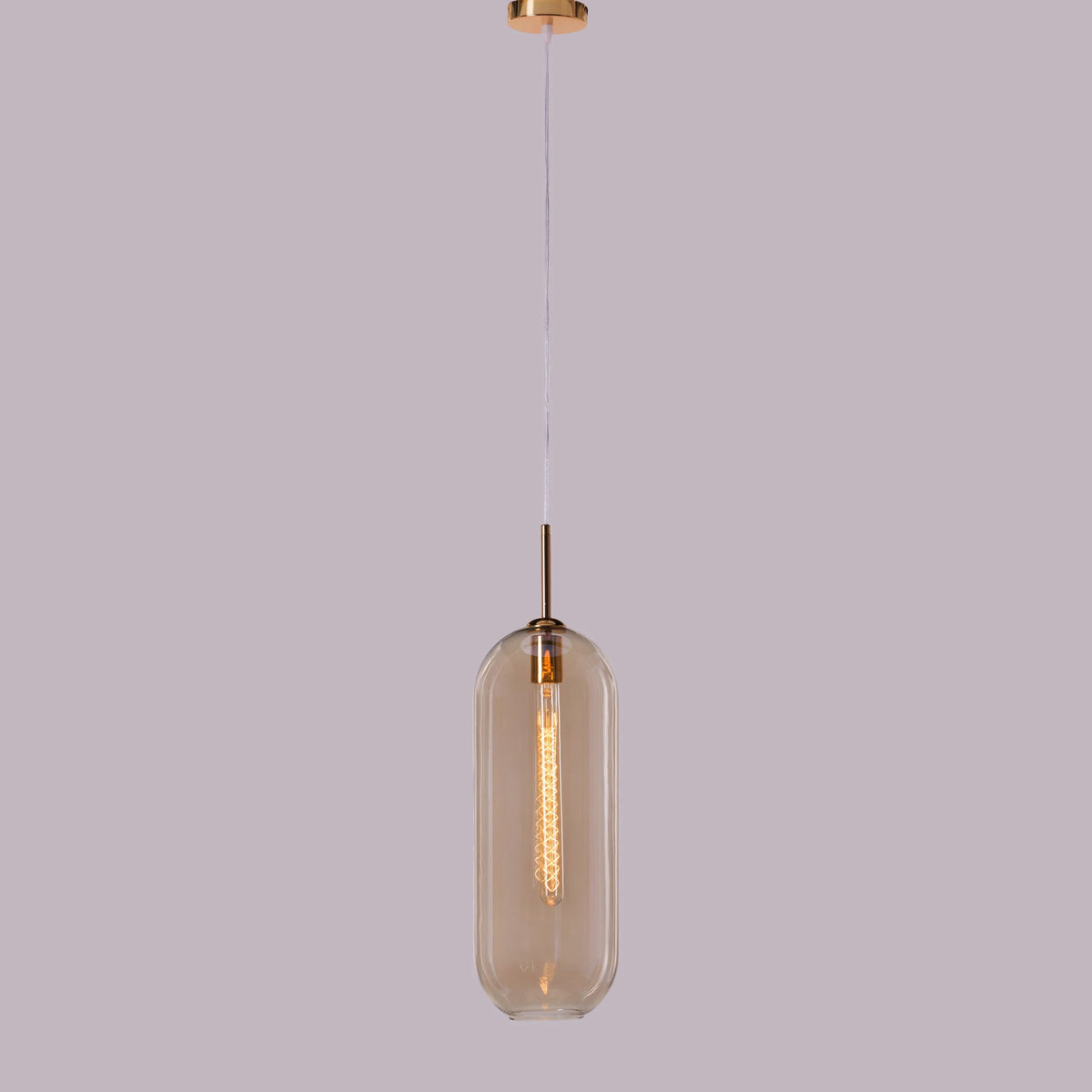Gold Glamour (Large, Gold) Glass Pendant Light