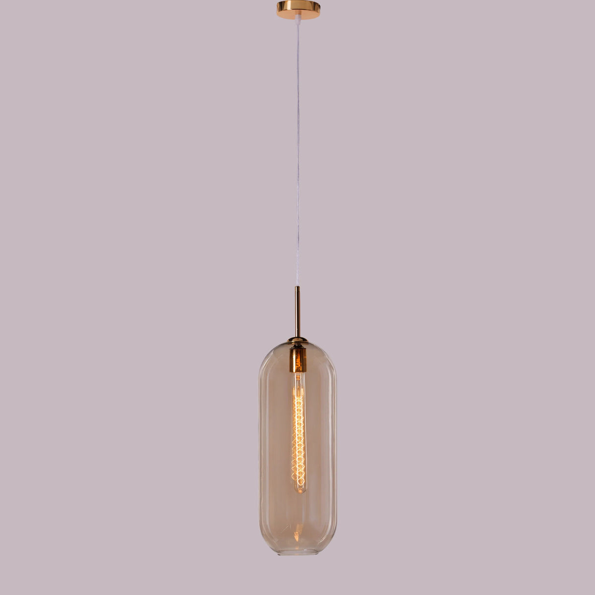 Gold Glamour (Large, Gold) Glass Pendant Light