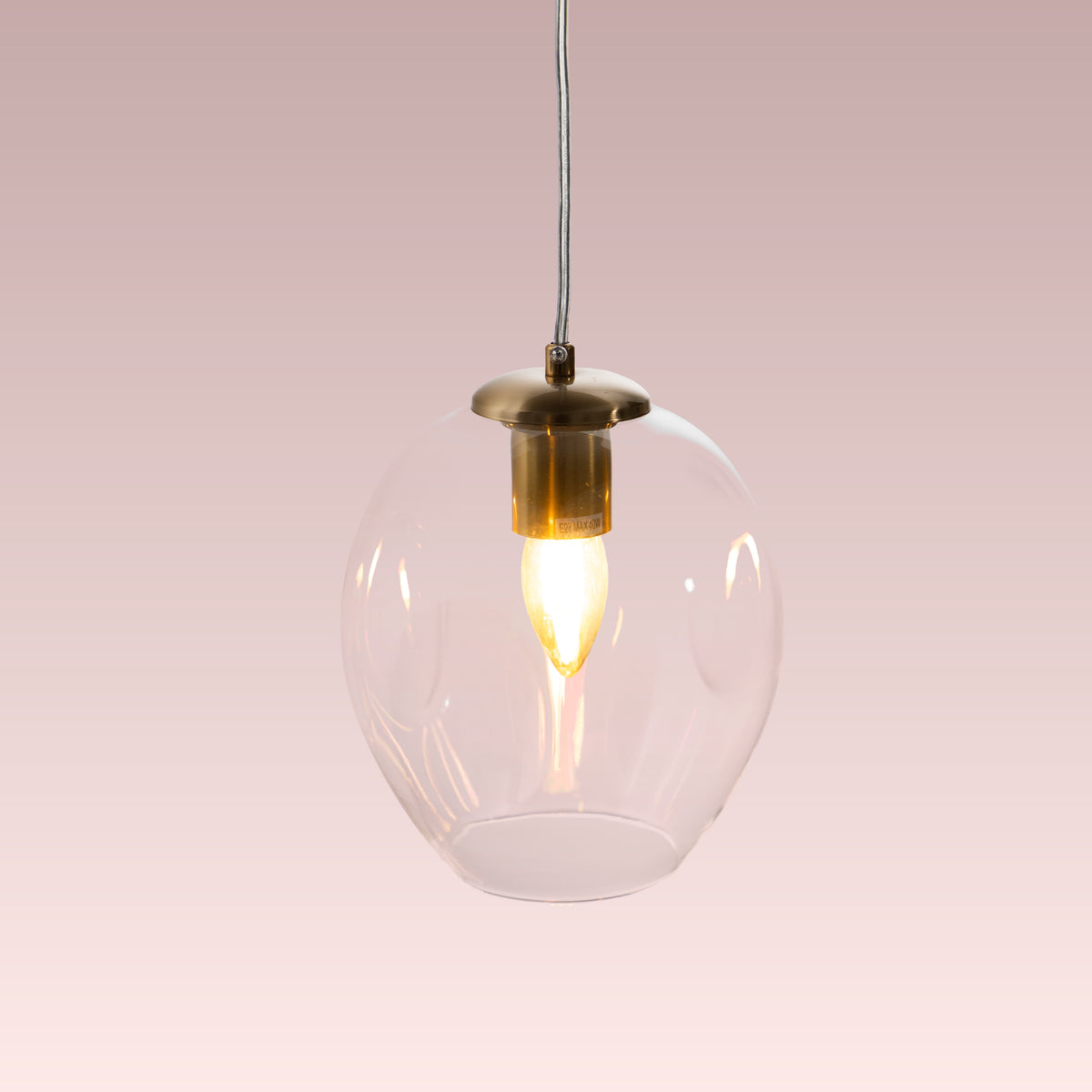 Thousand Stars Single (Clear) Glass Pendant Lamp