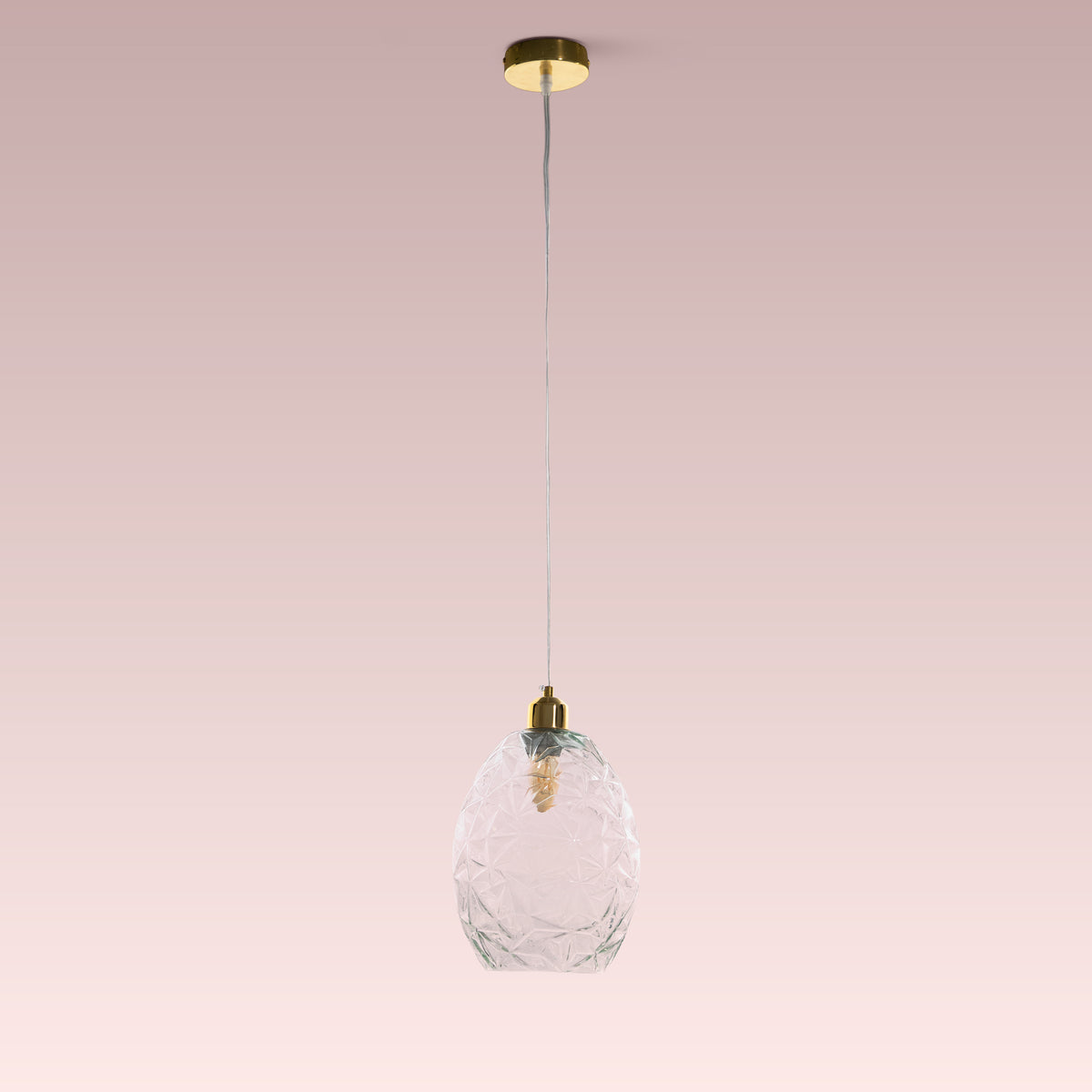 Second Glance (Clear) Glass Pendant lamp