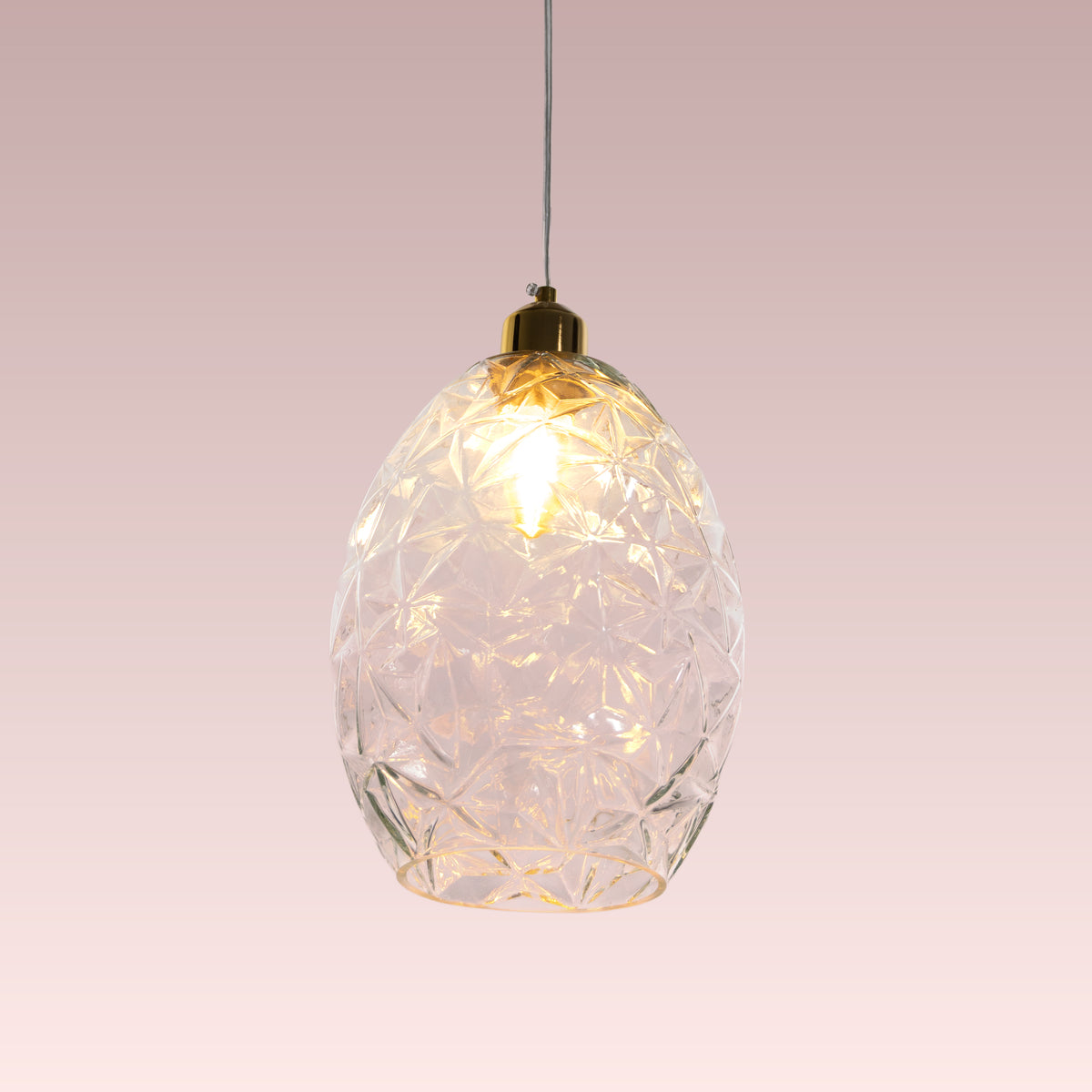 Second Glance (Clear) Glass Pendant lamp