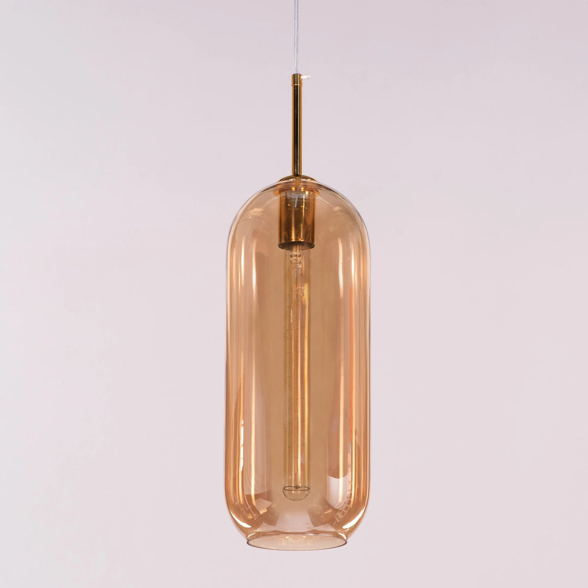Gold Glamour (Medium, Gold) Glass Pendant Light