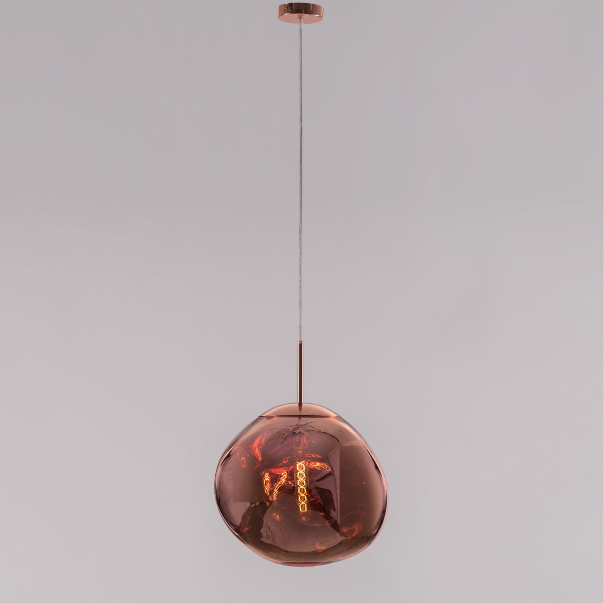 Ongoing Love (Large, Copper) Glass Pendant Light