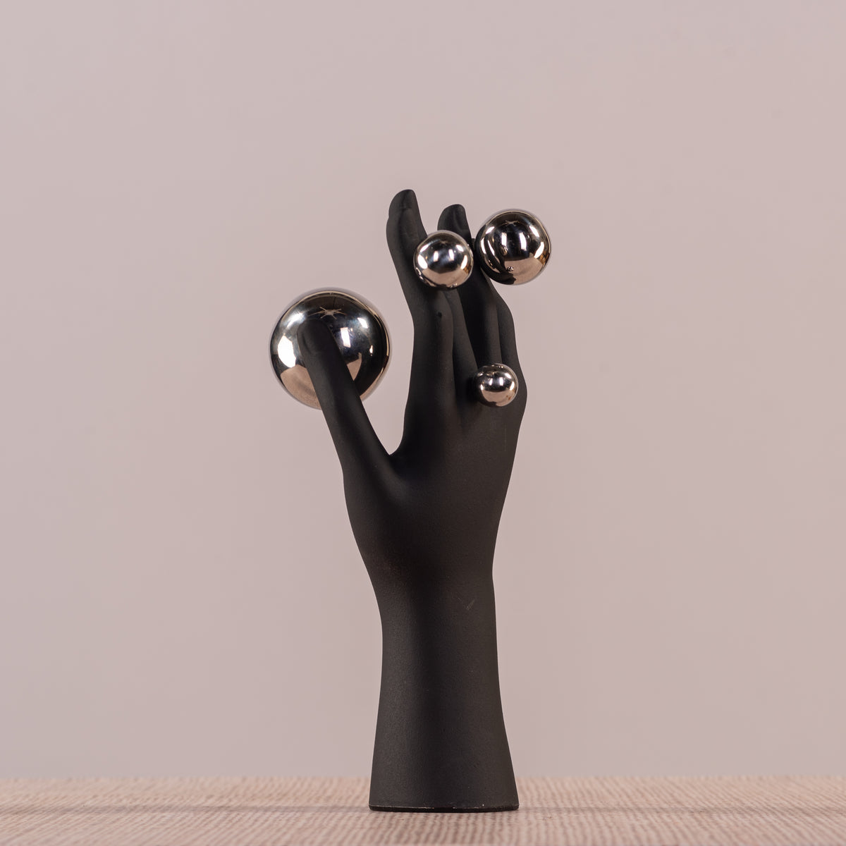 Illusionist (Black, Chrome) Resin Home Decor