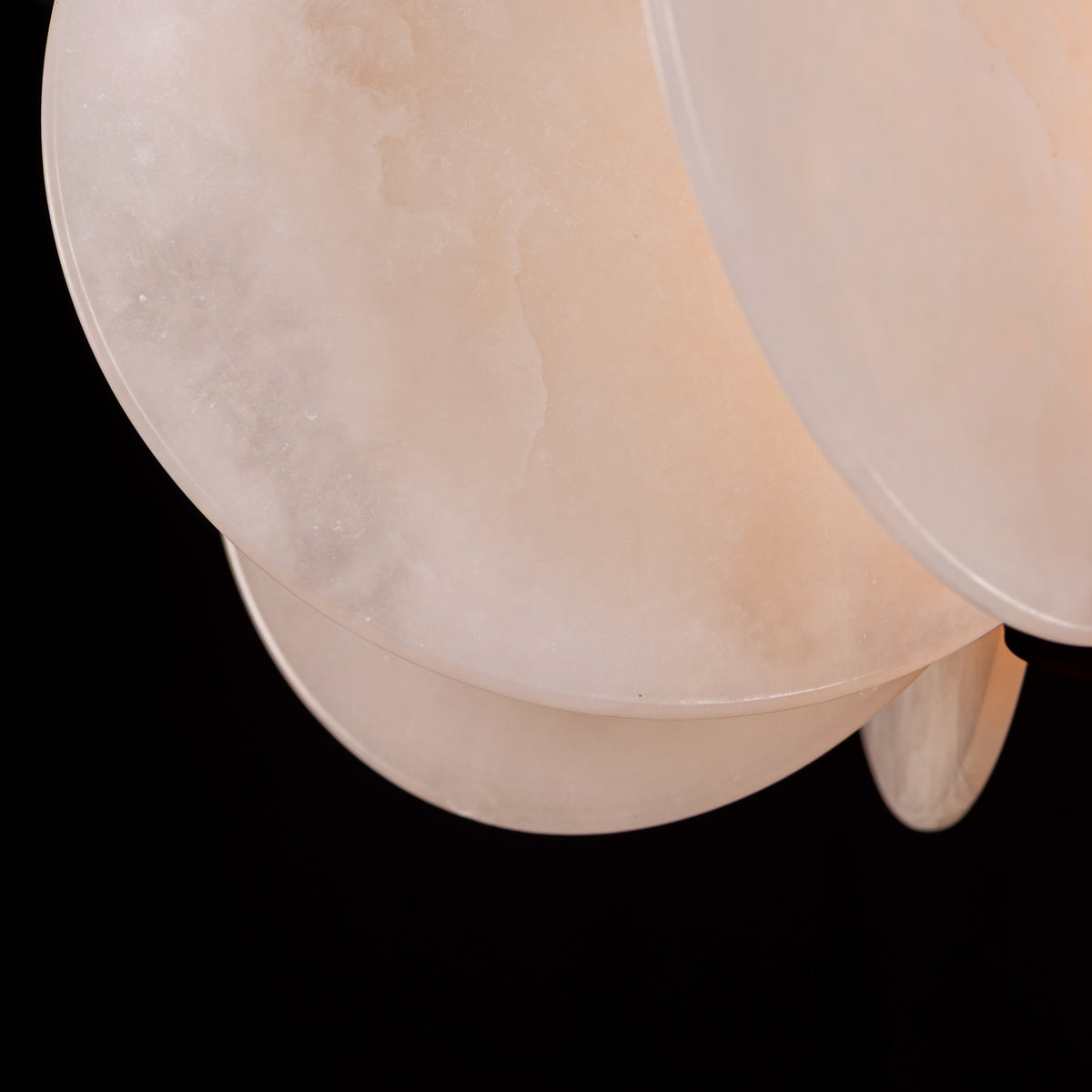 Anisora (White, Gold) 3 Color LED Natural White Spanish Alabaster Floor Lamp