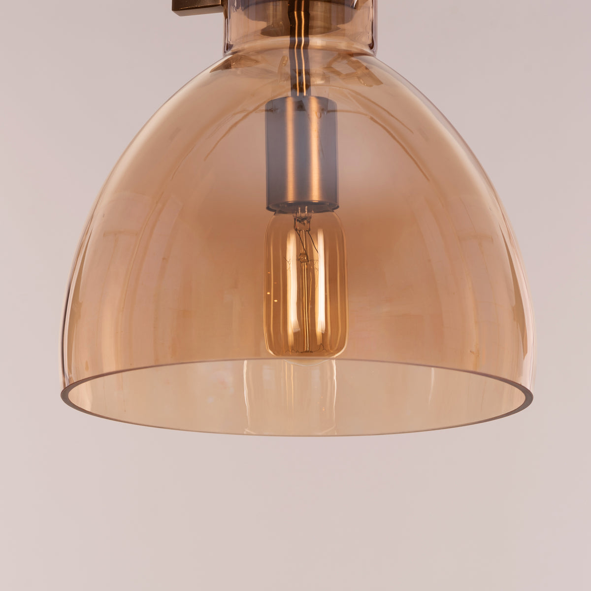 High Hopes (Oval, Amber) Glass pendant Light
