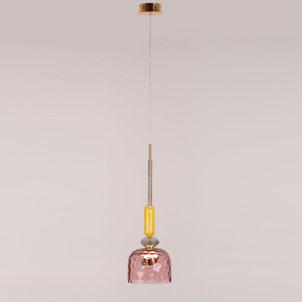 Sweet Treats (Pink, Built-In LED) Glass Pendant Light