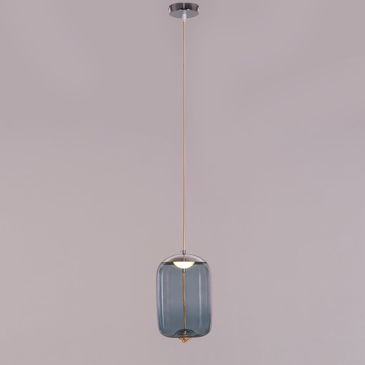 Trust Yourself (Blue, Built-In LED) Glass Pendant Light