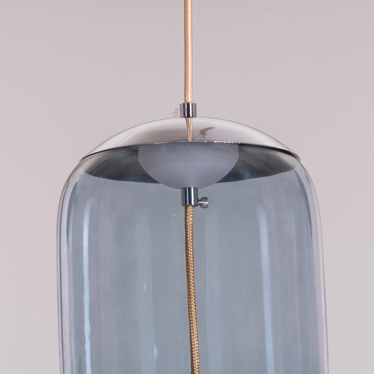 Trust Yourself (Blue, Built-In LED) Glass Pendant Light