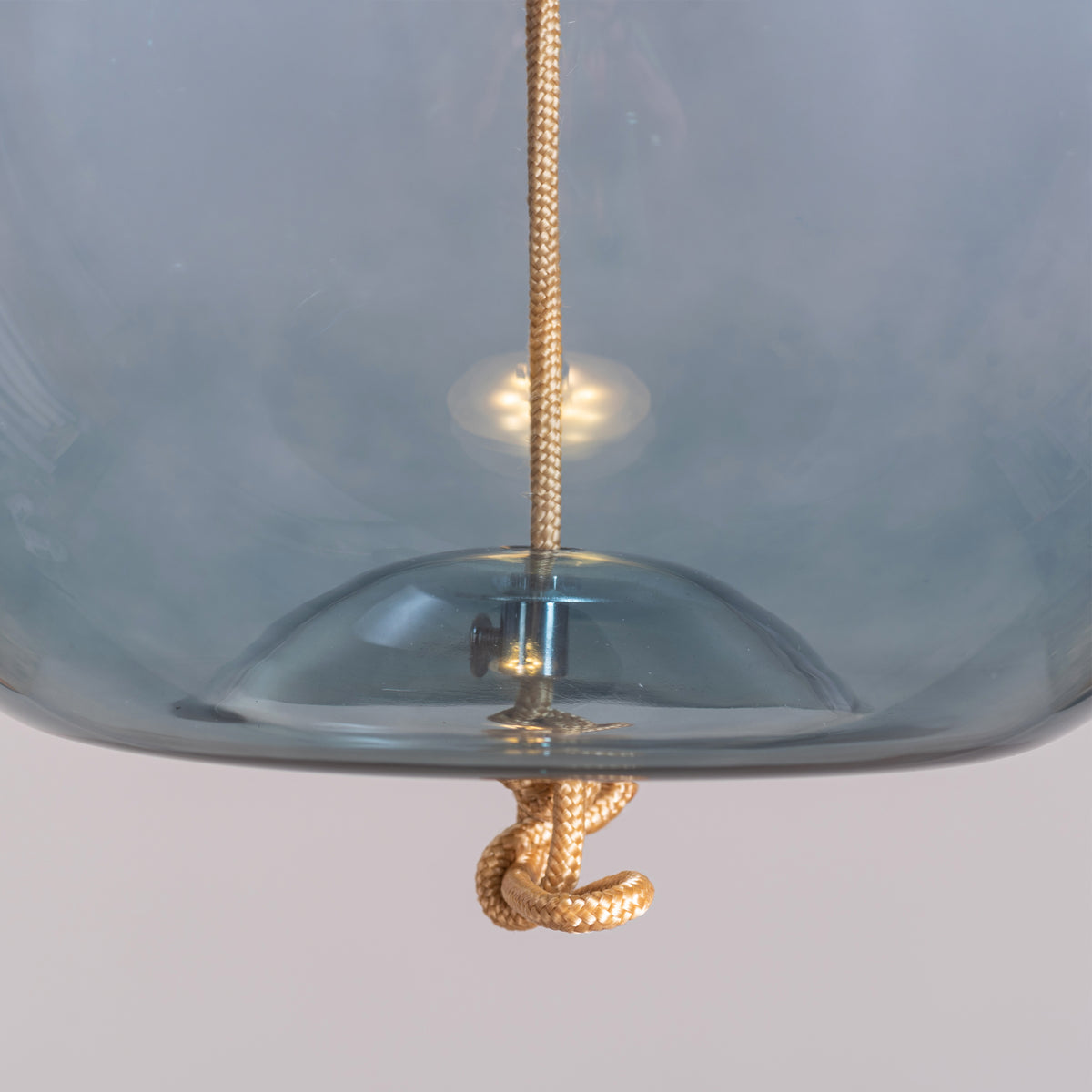 Motivation (Blue, Built-In LED) Glass Pendant Light