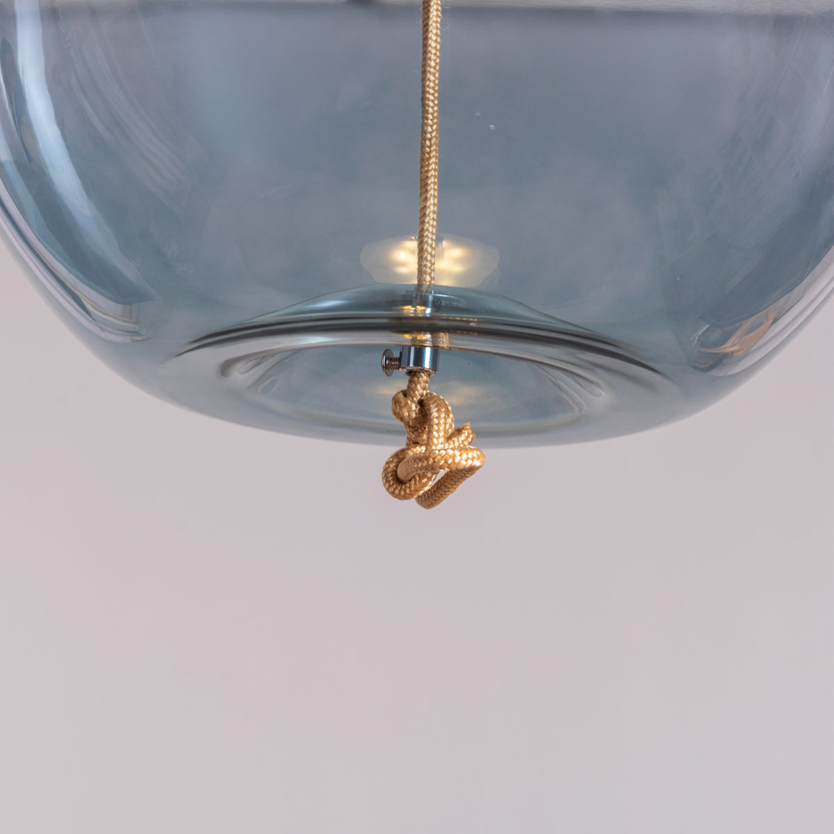 Motivation (Blue, Built-In LED) Glass Pendant Light