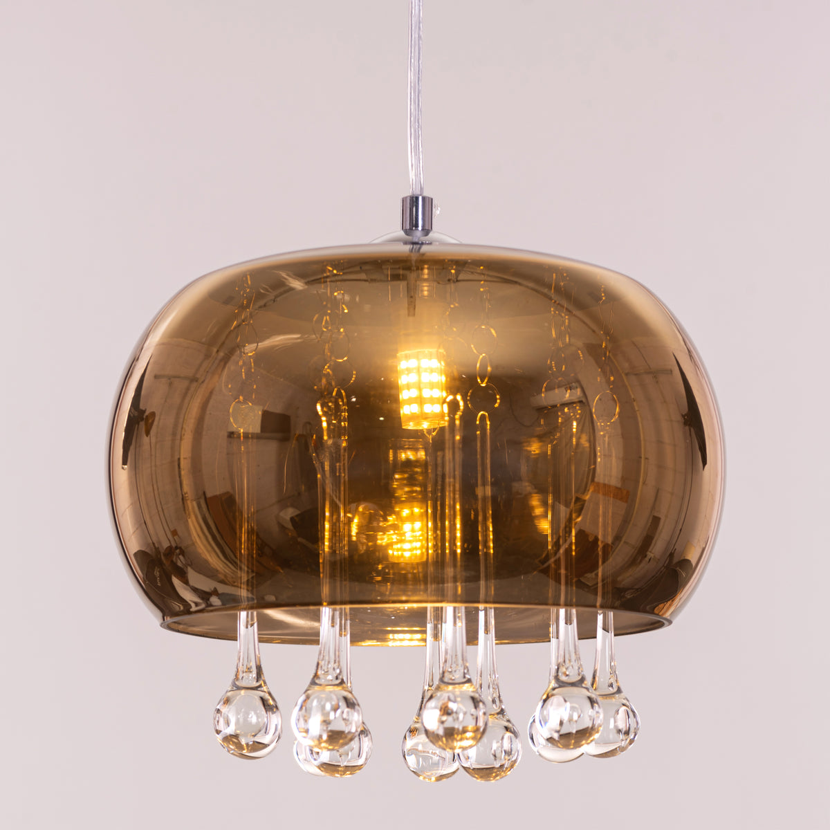 Enchanted (Small, Gold) Crystal Chandelier