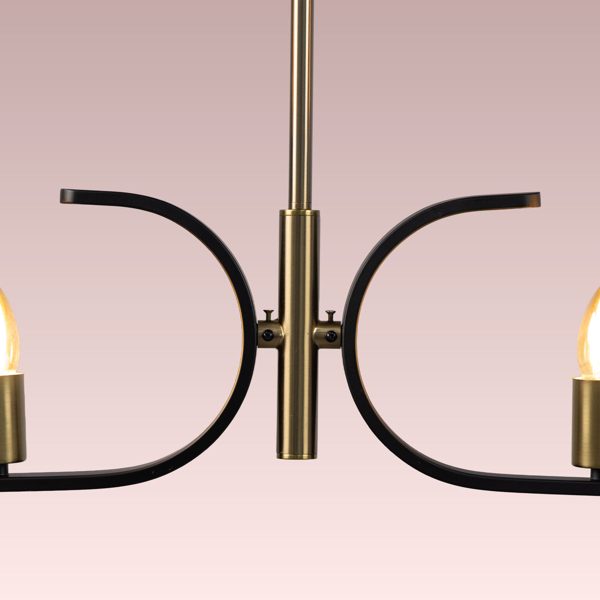 Twilight Row (Gold, Black) Chandelier