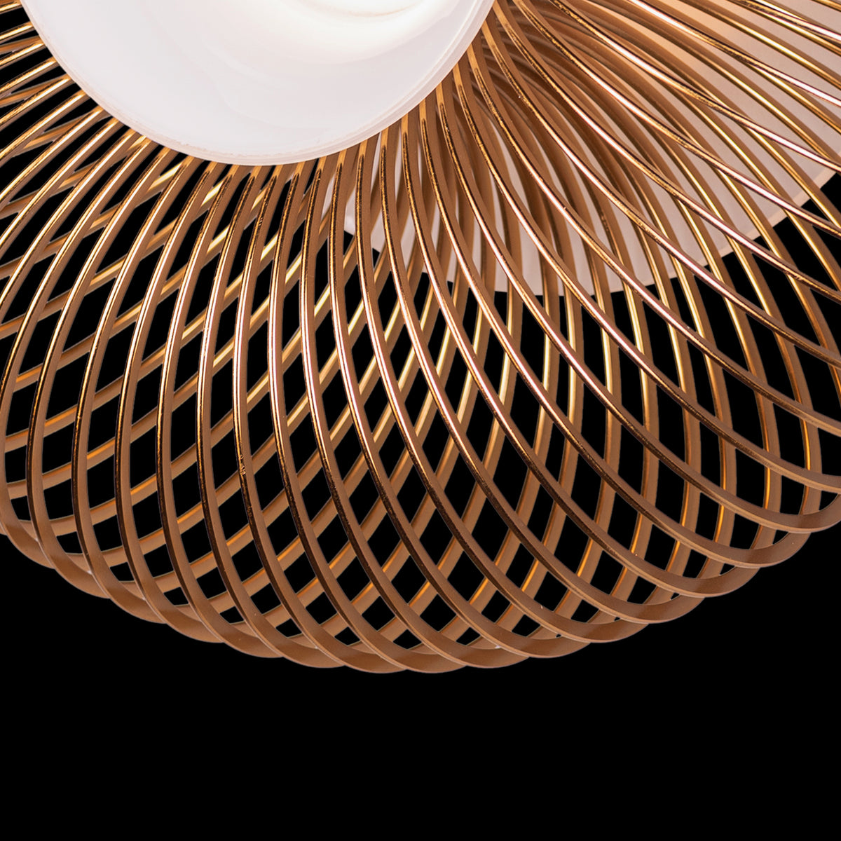 Oïna (Gold, White) Metal & Glass Wall Light