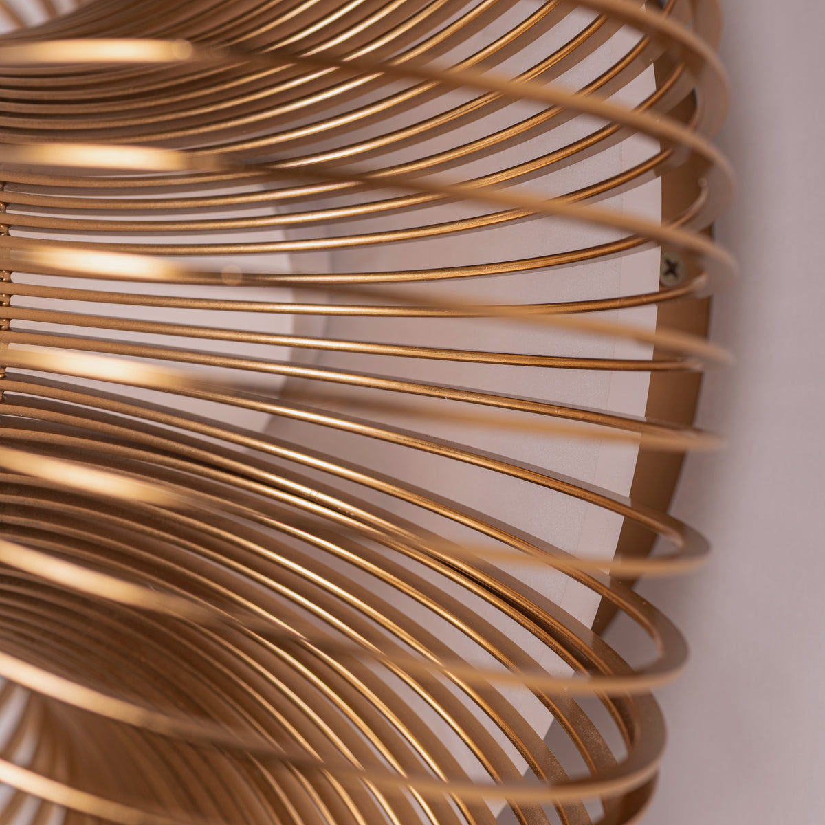 Oïna (Gold, White) Metal & Glass Wall Light