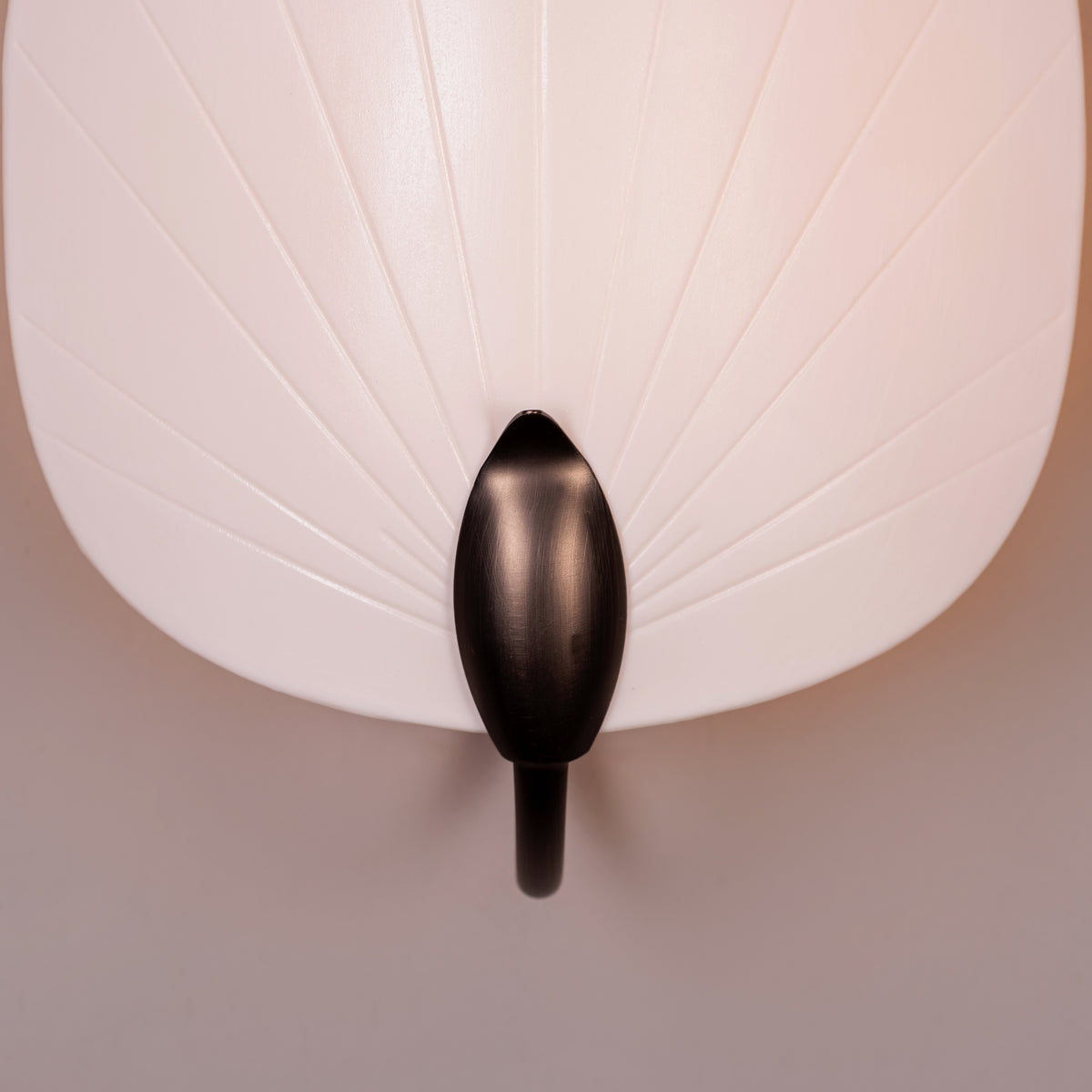 Petaline (Brown, White) Ceramic Wall Light