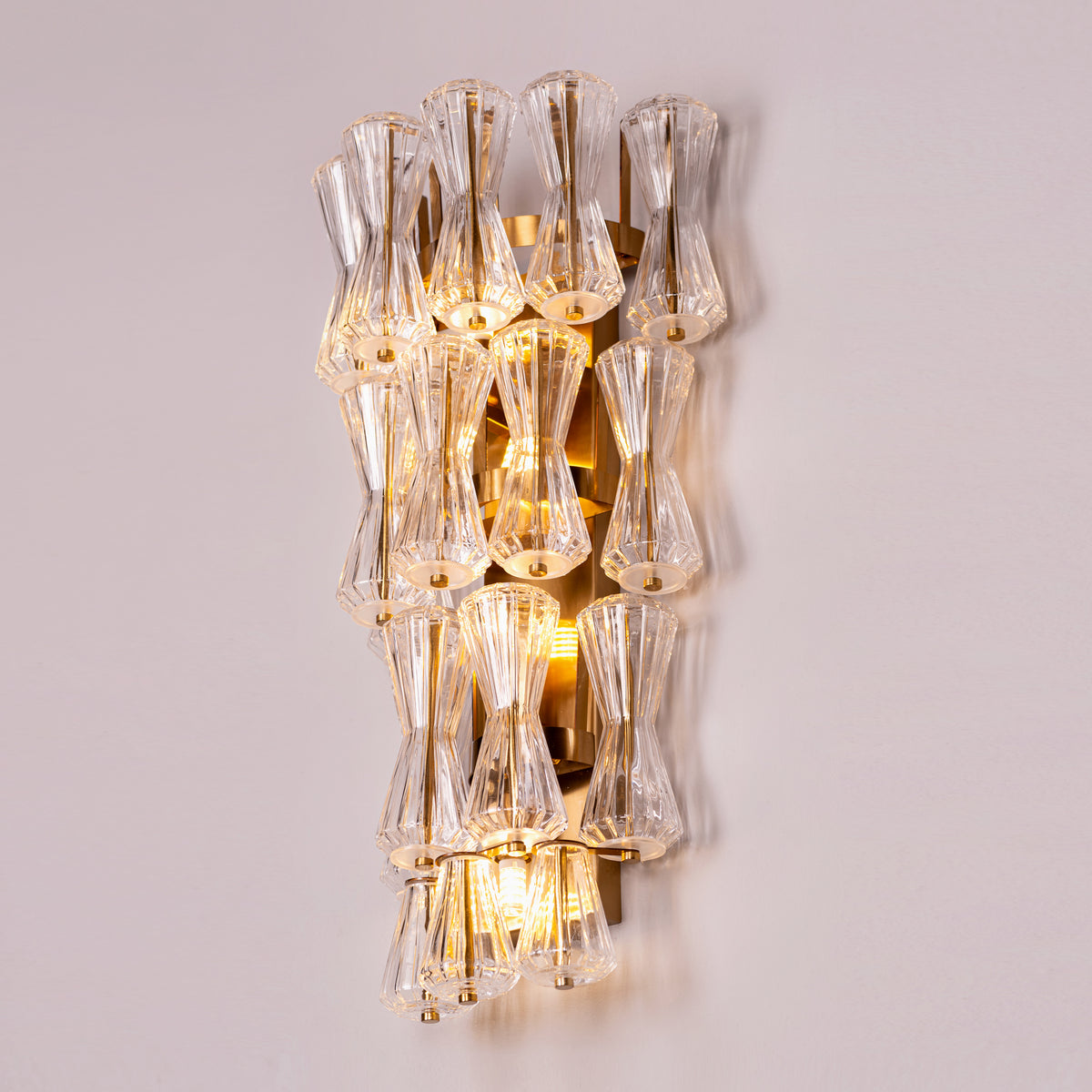 Light Rain (Gold) Glass Wall Light