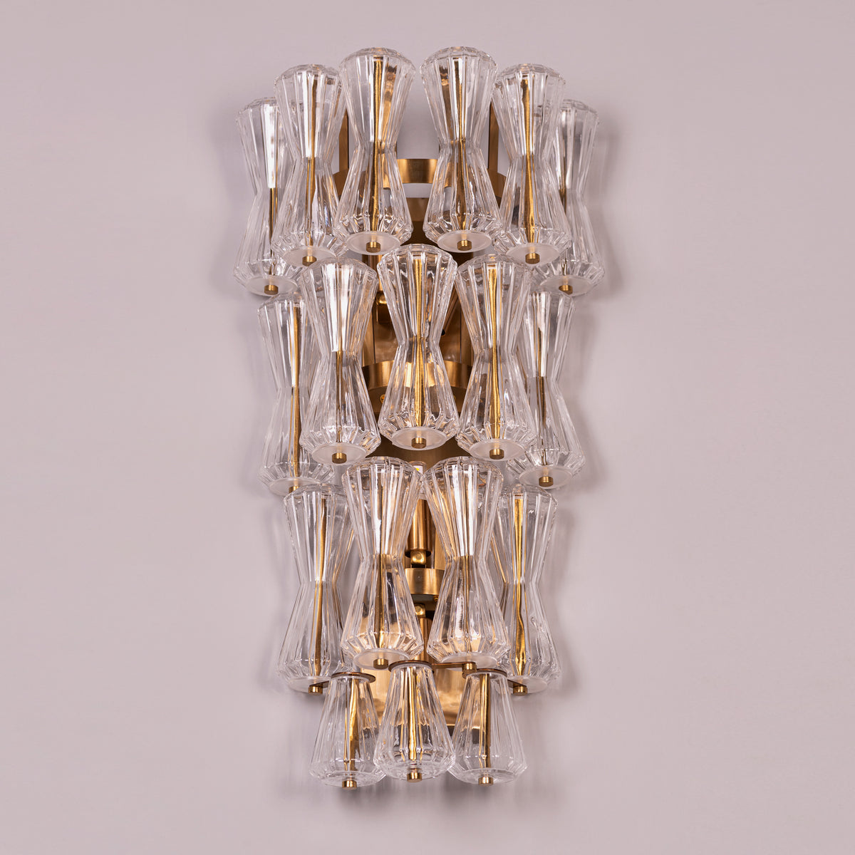 Light Rain (Gold) Glass Wall Light