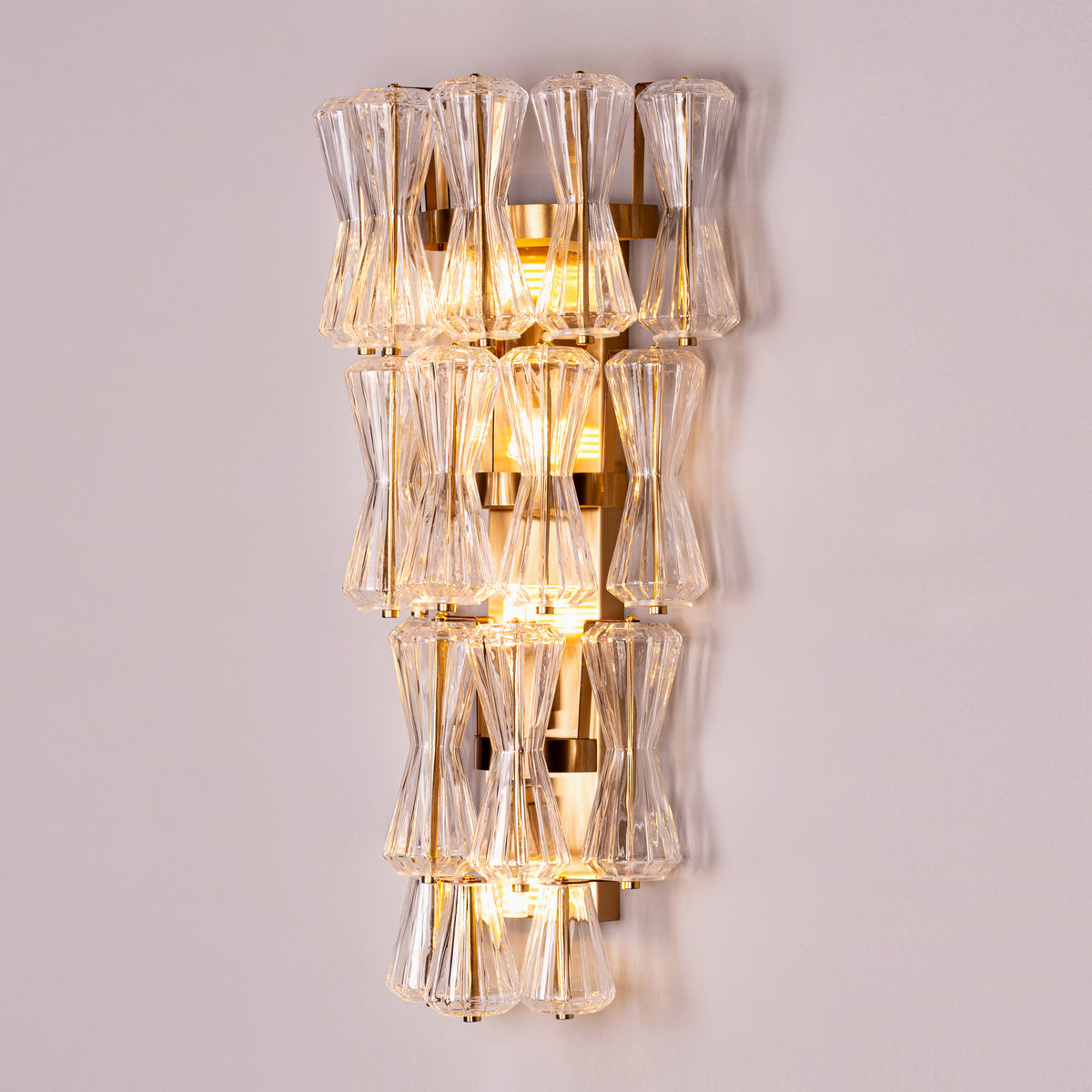 Light Rain (Gold) Glass Wall Light