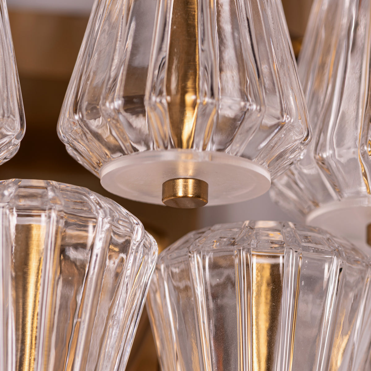 Light Rain (Gold) Glass Wall Light