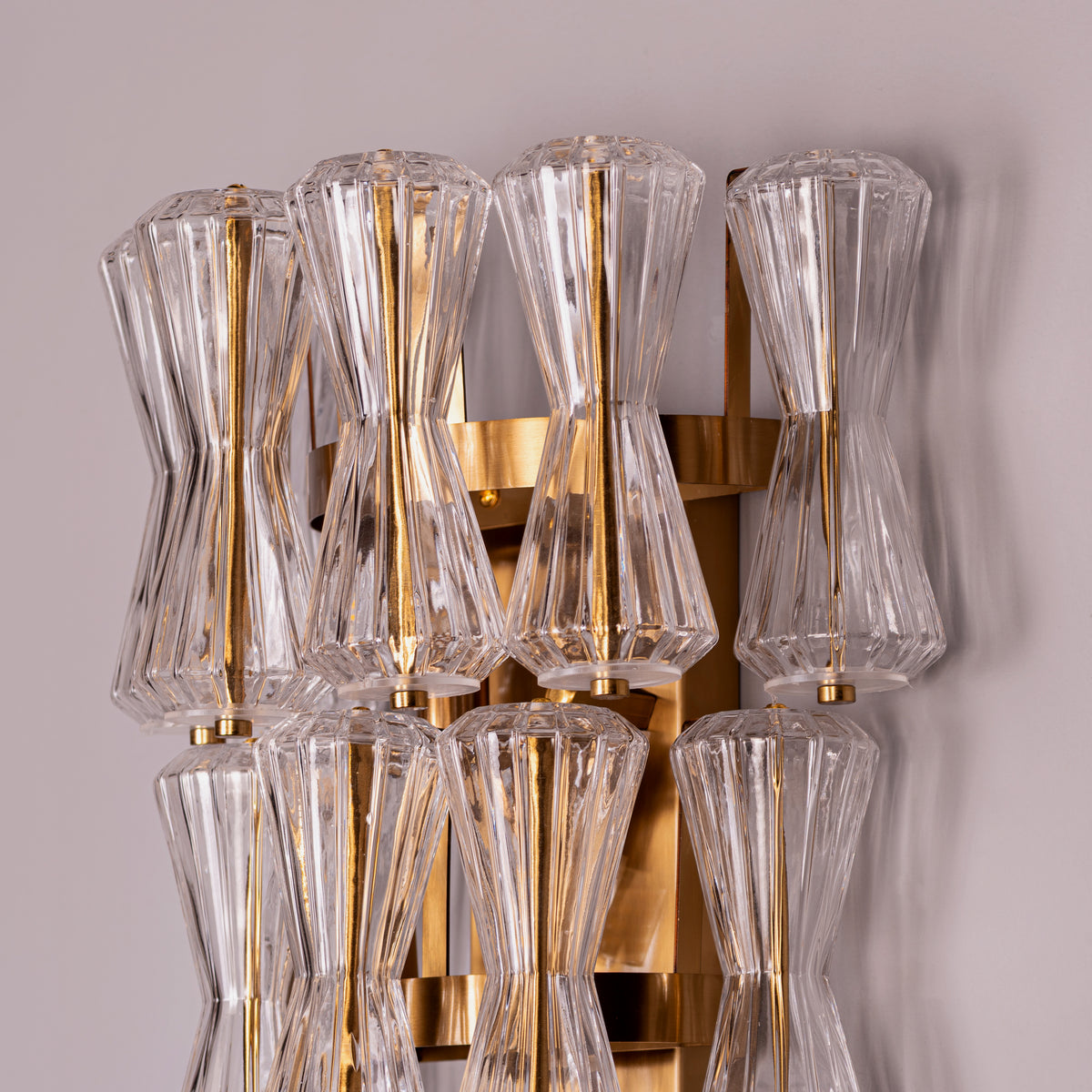 Light Rain (Gold) Glass Wall Light