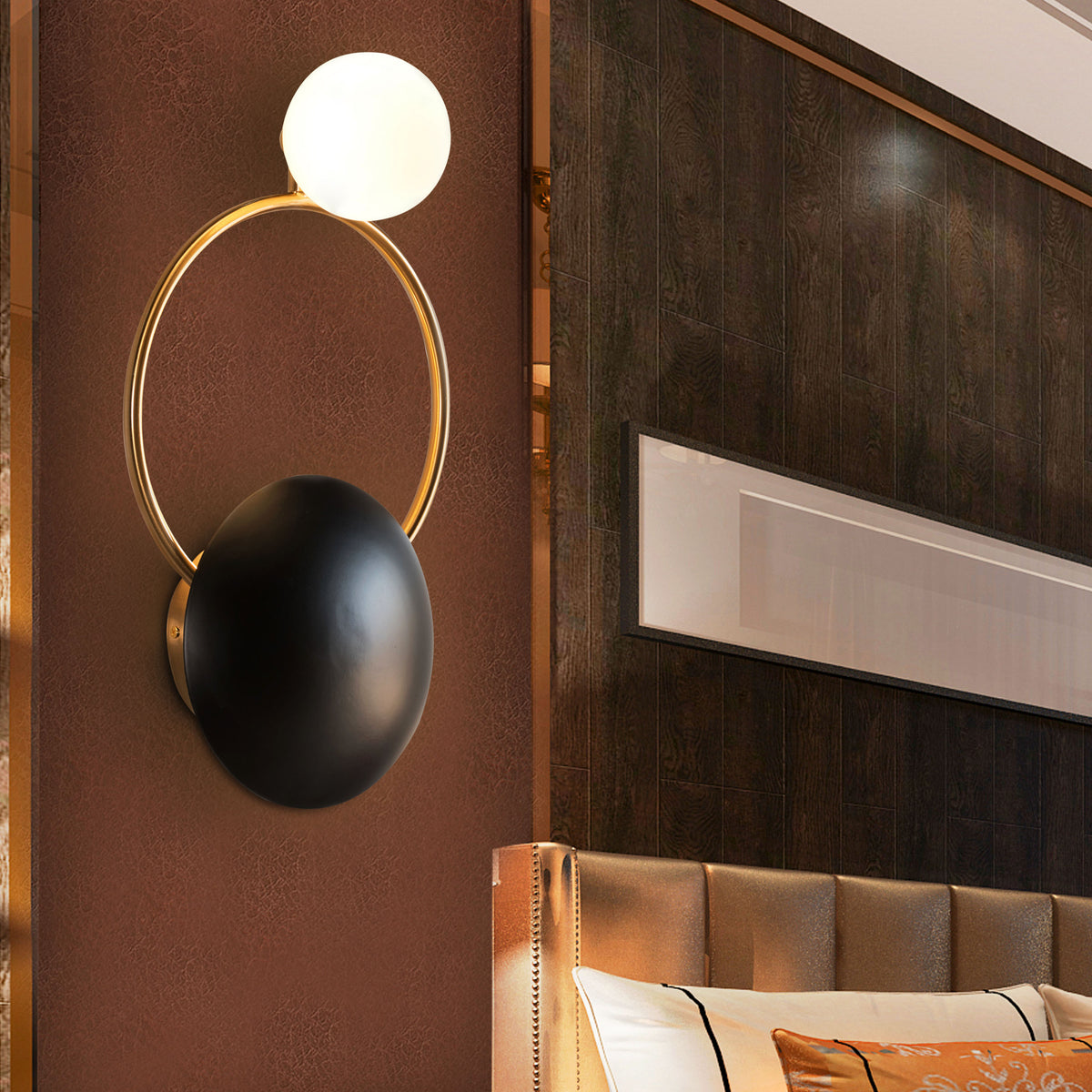 Dot Spot (Gold) Wall Light