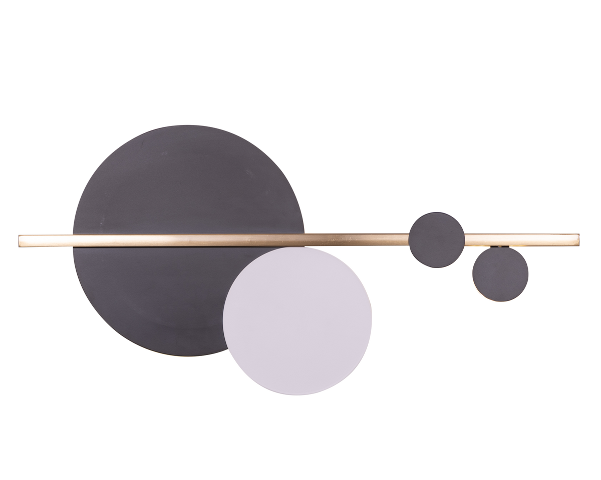 Polka Perfect (Gold, Built-In LED) Wall Light