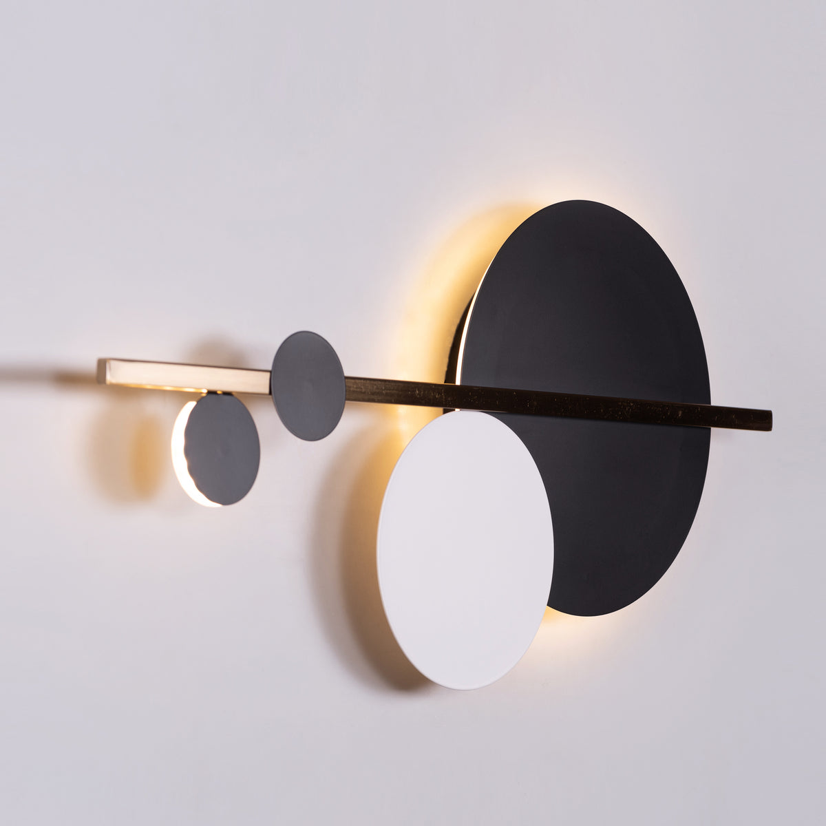 Polka Perfect (Gold, Built-In LED) Wall Light