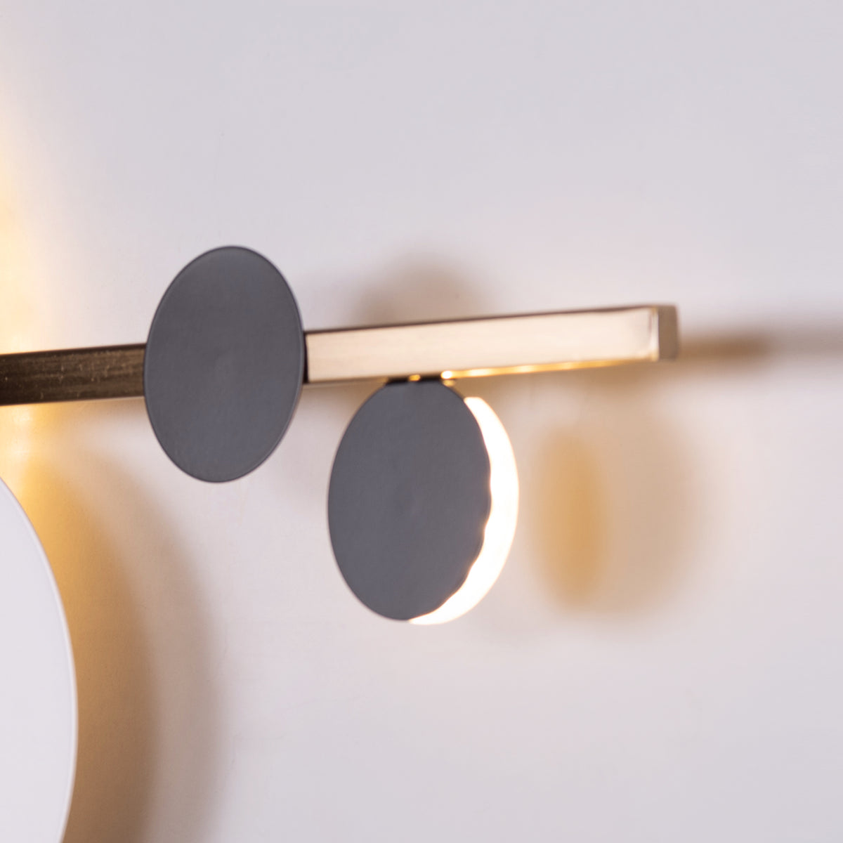 Polka Perfect (Gold, Built-In LED) Wall Light