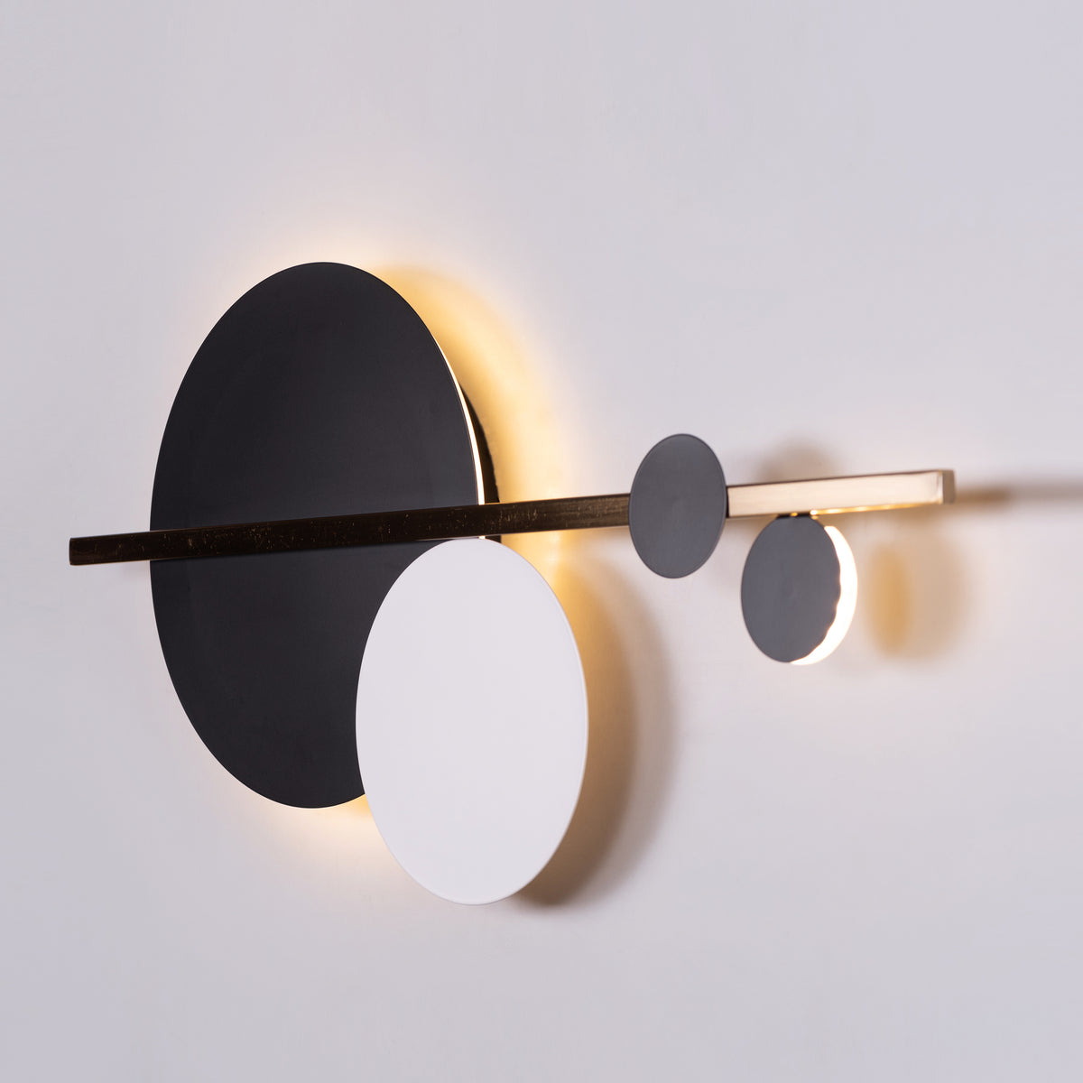 Polka Perfect (Gold, Built-In LED) Wall Light
