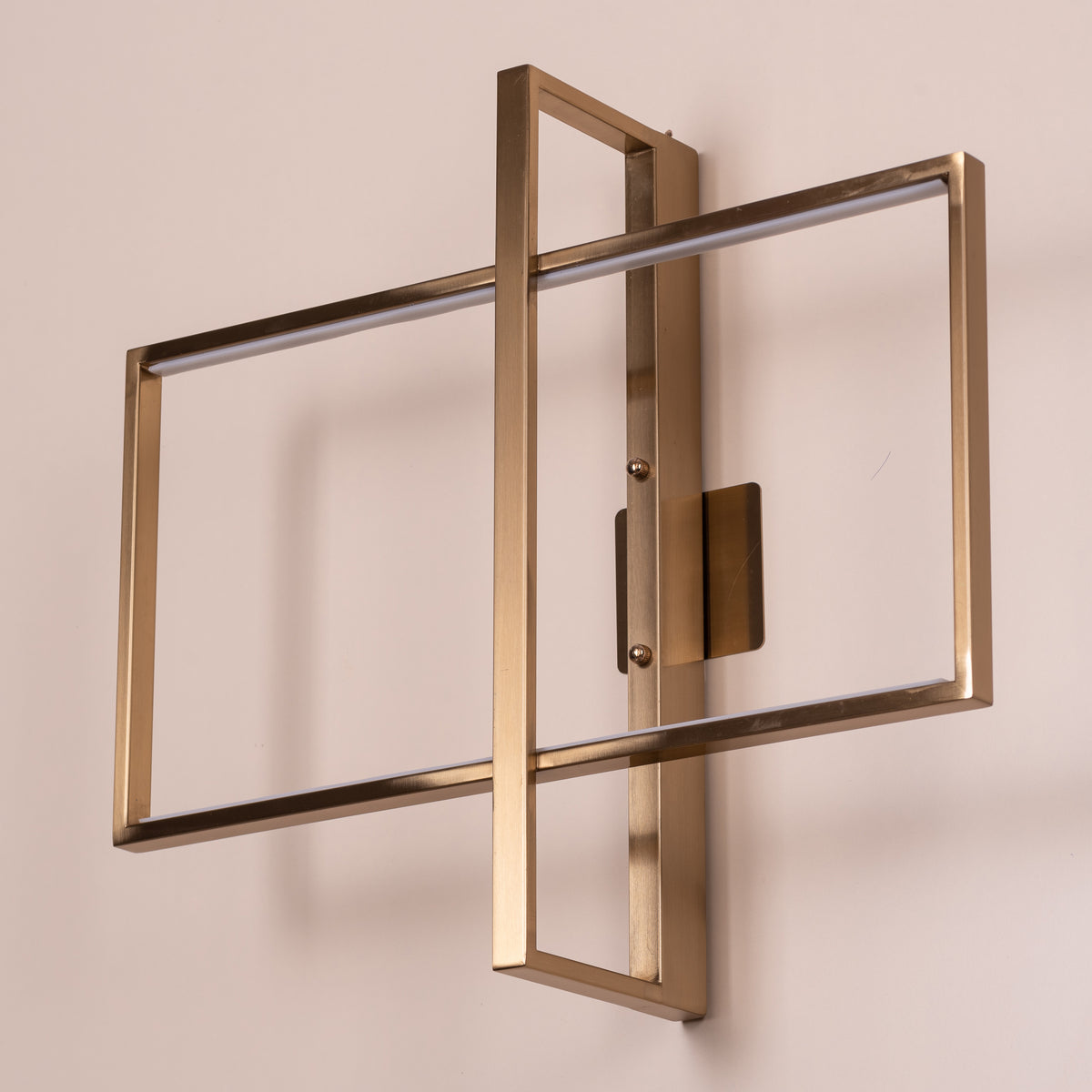 Memory Lane (Gold, Built-In LED) Wall Light