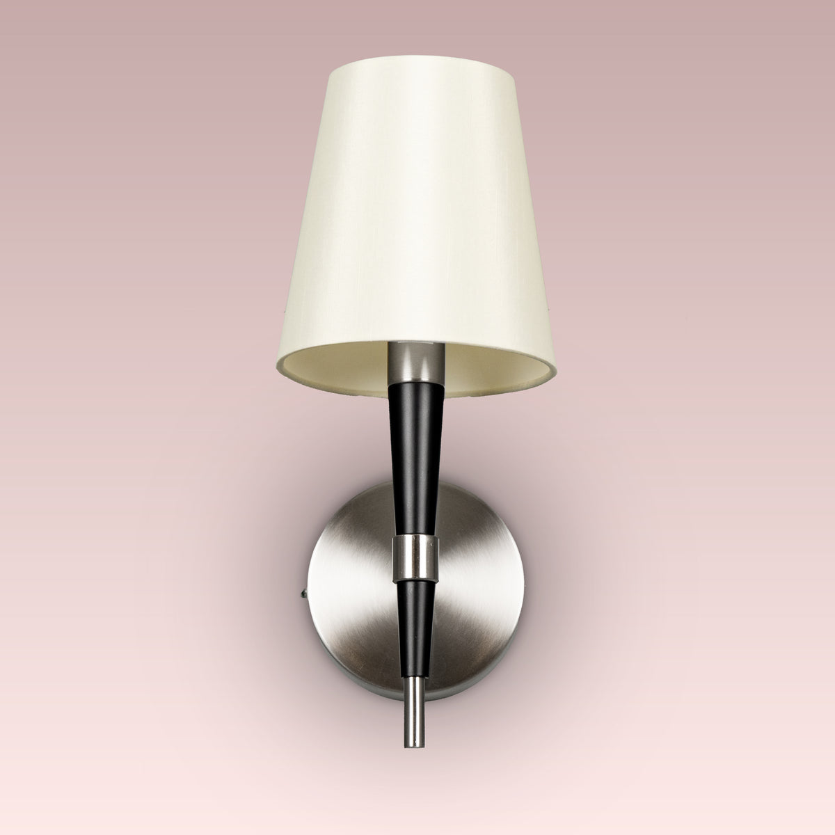 See The Unseen (S.S Finish) Fabric Wall Light