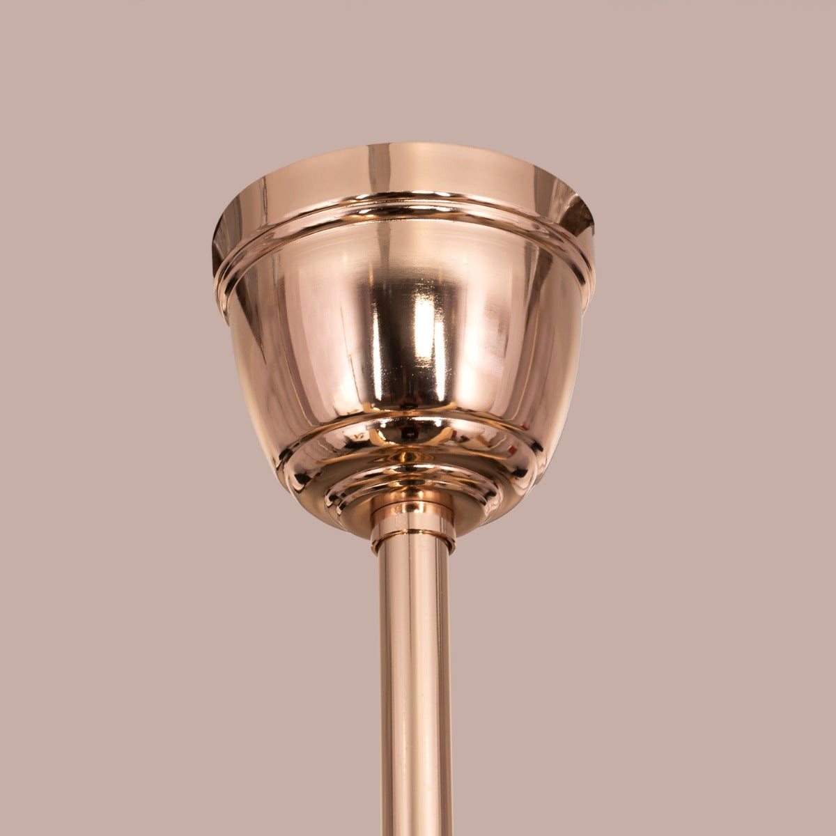 Revisited (137 cm Span, Gold Finish Metal Body, Gold Finish ABS Blades) Dimmable LED With Remote Control Ceiling Fan