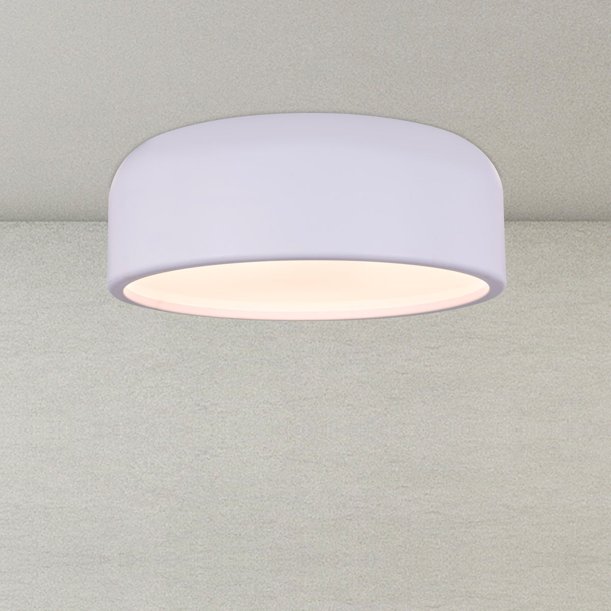 Artistic (14", White) Ceiling Light