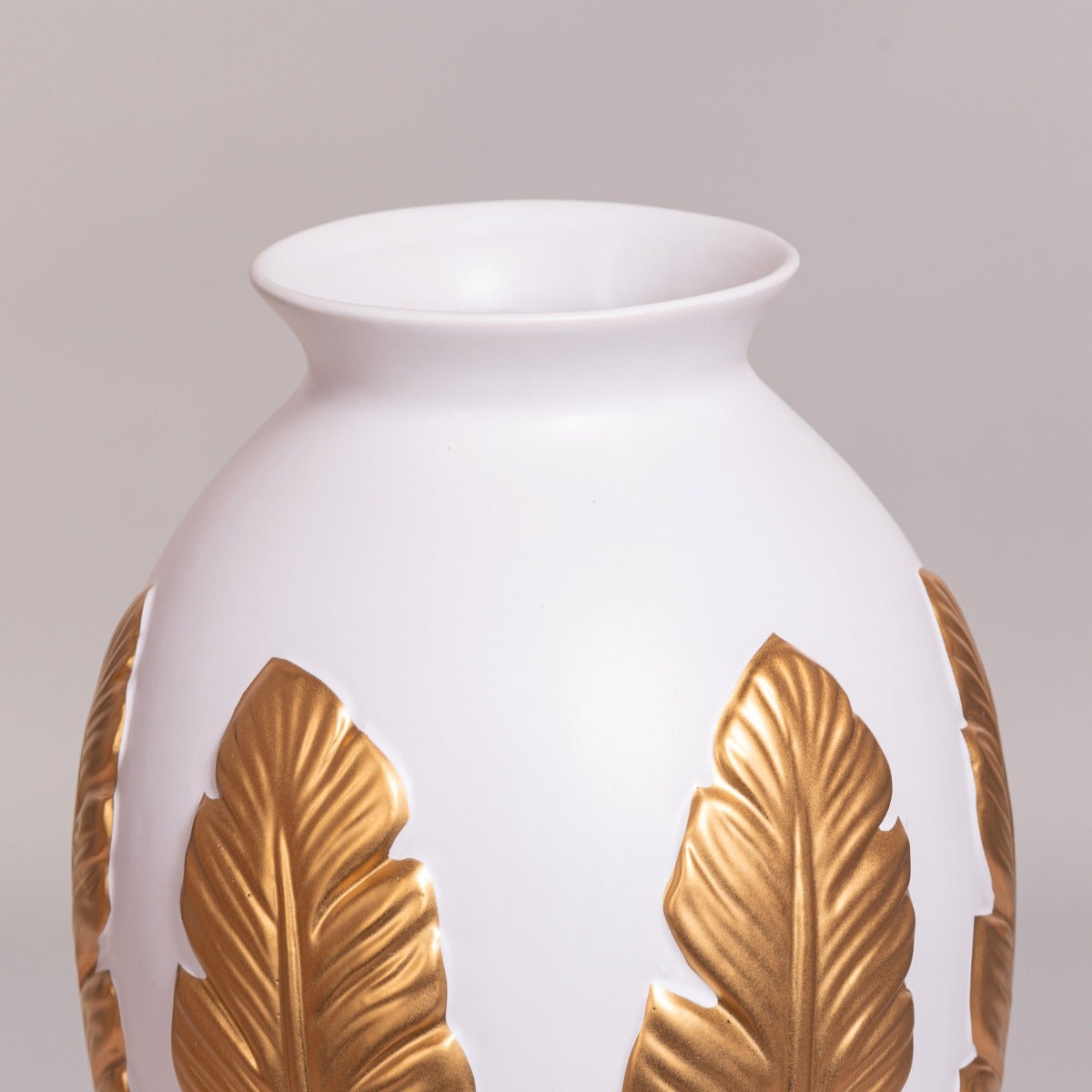 Desert Dream (Gold/ White) Ceramic Vase