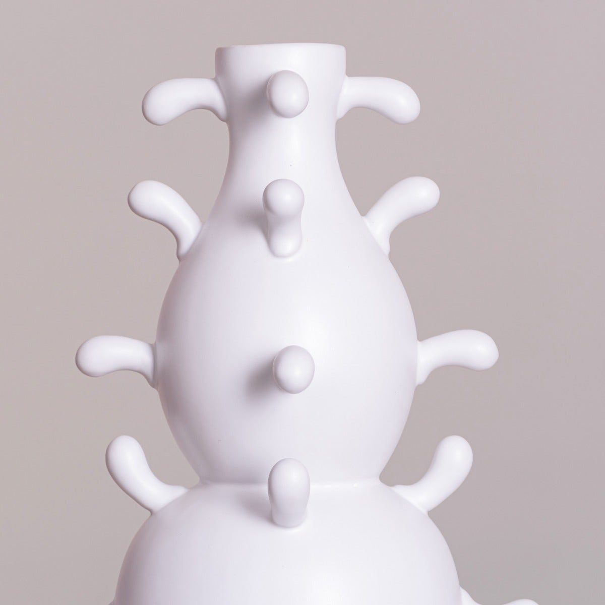 Desert Drive (White) Ceramic Vase